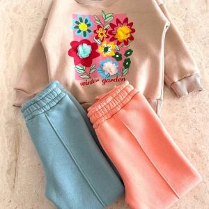 Jogging Fleurie molletonné